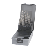 Spiralbohrer HSS-E 5xD DIN338NV 130° 1-5,9mm (50-tlg.) blank geschliffen